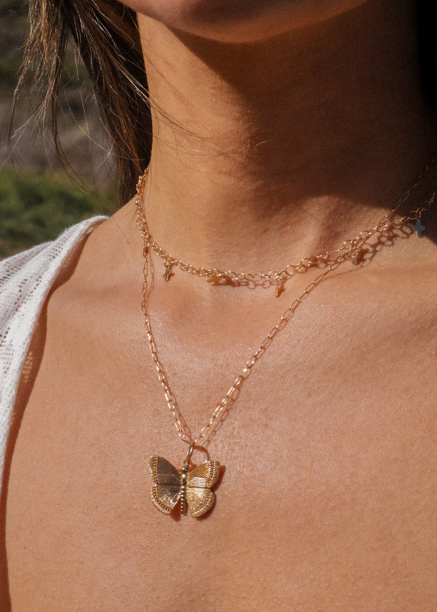 Butterfly Pendant Necklace