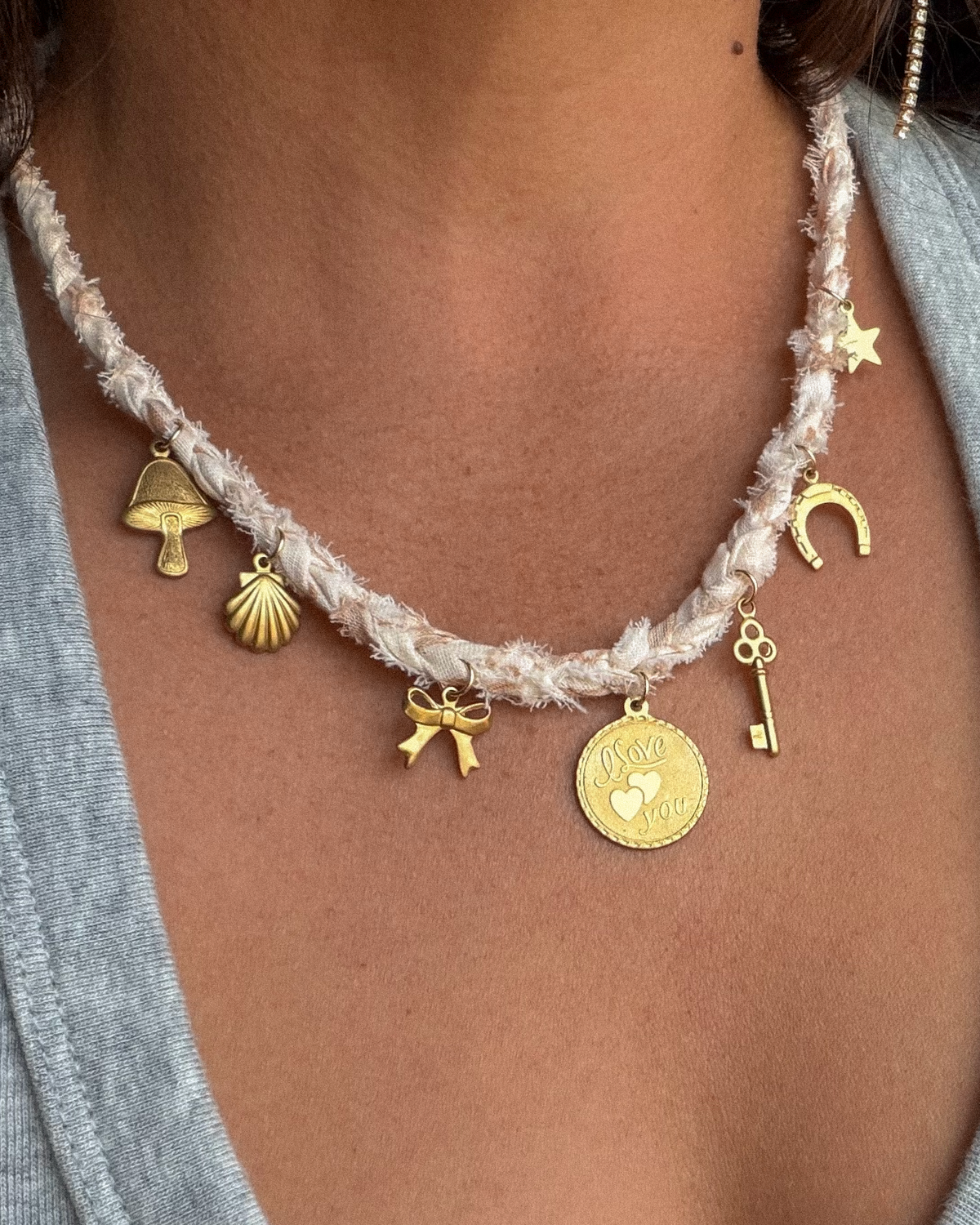 Braided Bandana Necklace