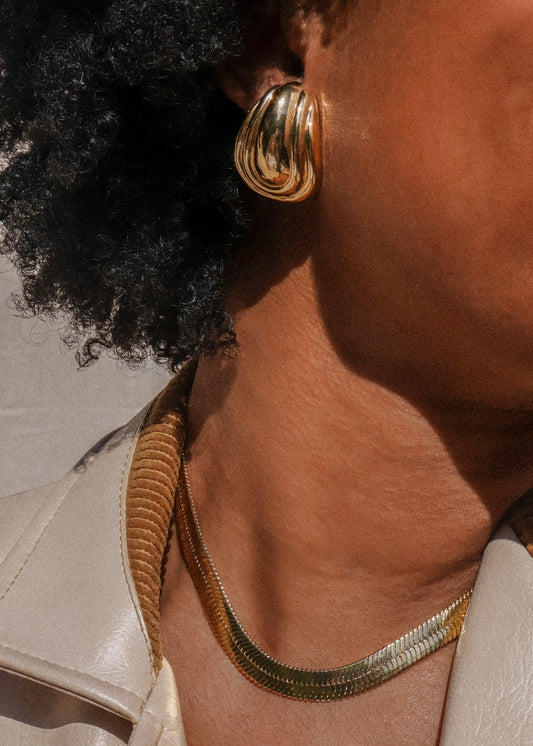 14k gold filled vintage style earrings