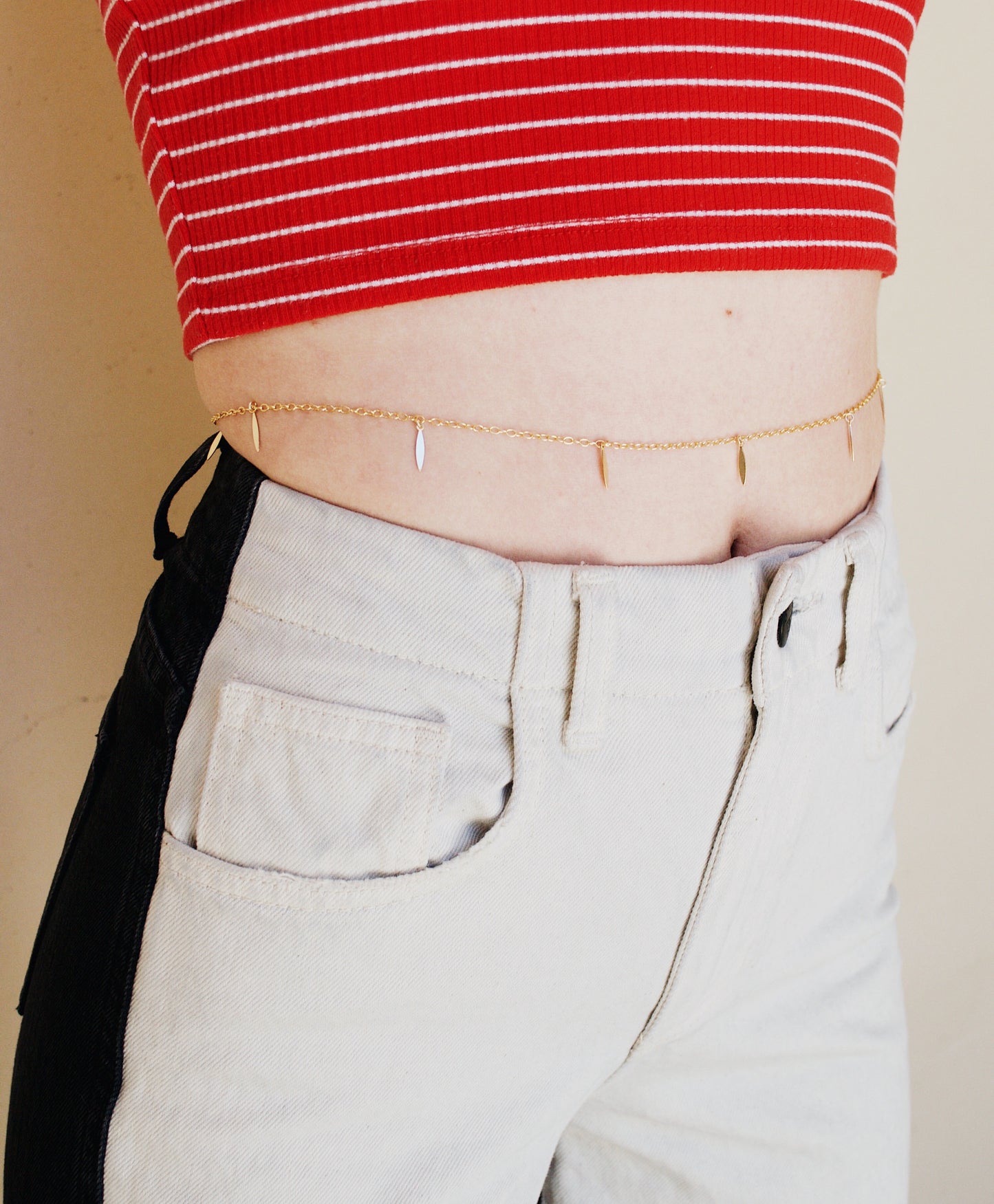 Marquise Shaker Belly Chain