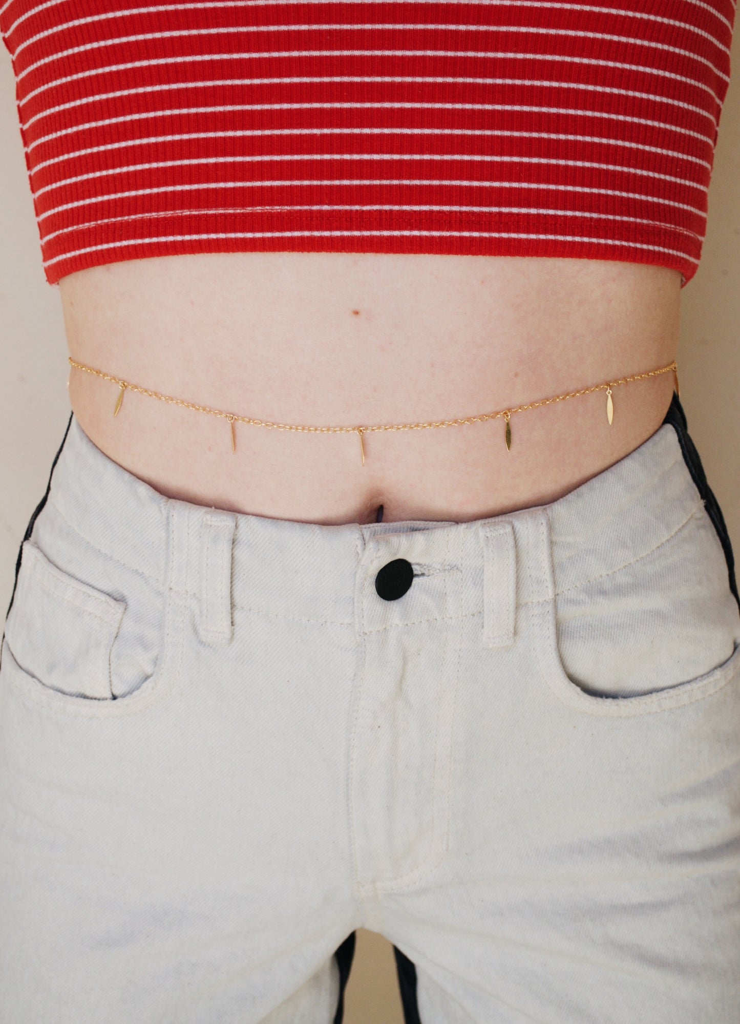 Marquise Shaker Belly Chain