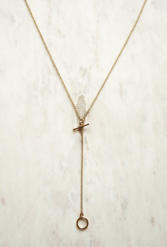Toggle Lariat Necklace