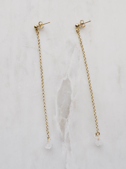 Moonstone Duster Earrings